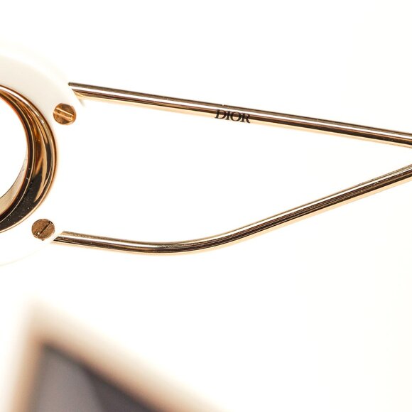 Dior 30Montaigne SU 95B2 White CD Geometric-Square Sunglasses - Picture 10 of 12